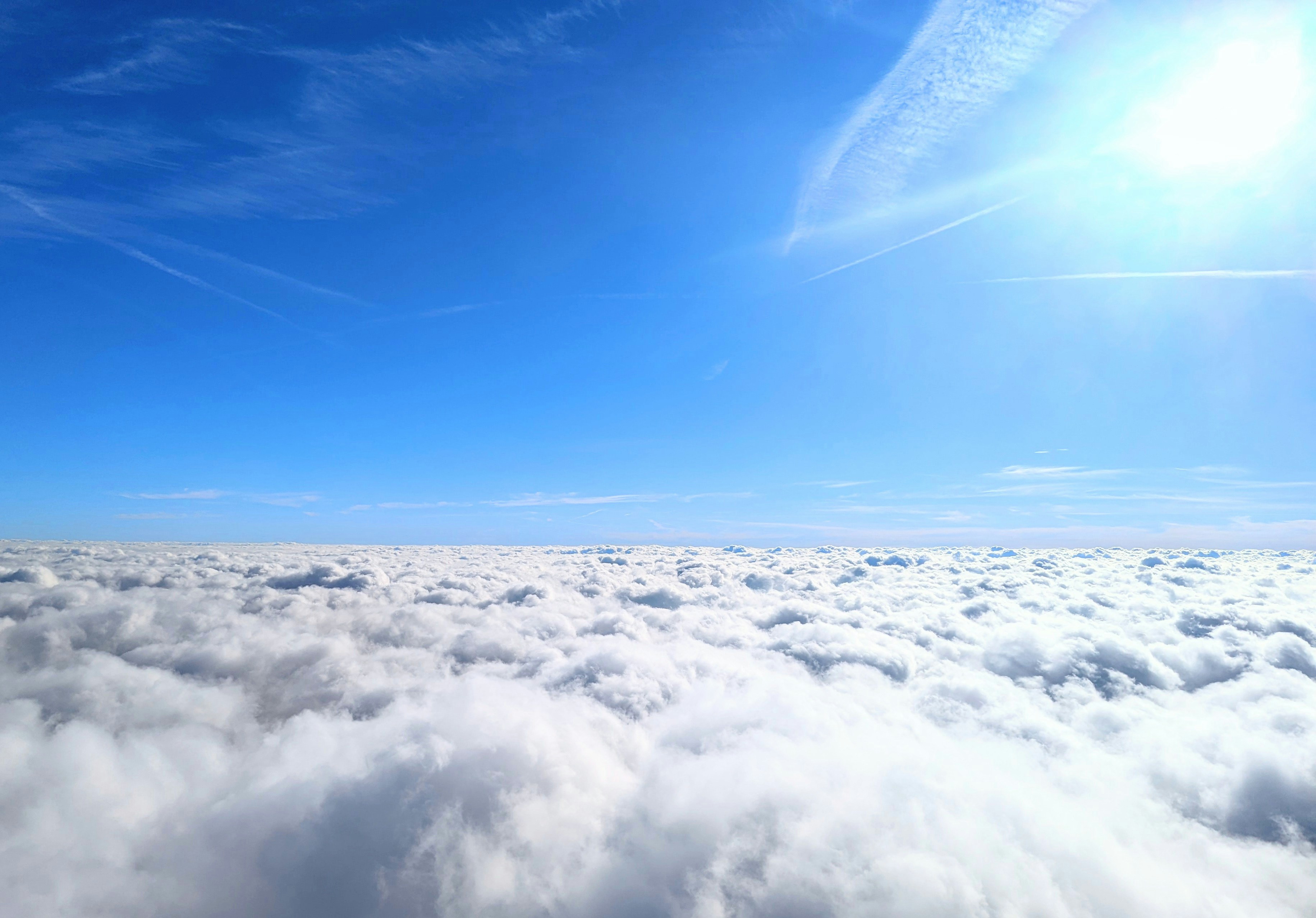 Beautiful clouds and sky background